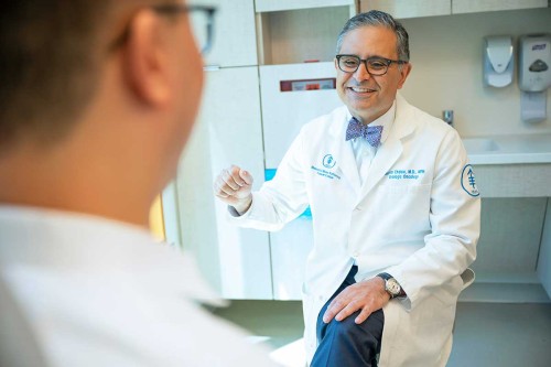 MSK medical oncologist Behfar Ehdaie, who specializes in treating prostate cancer.