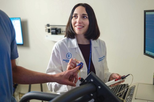 MSK exercise physiologist Dr. Jessica Scott